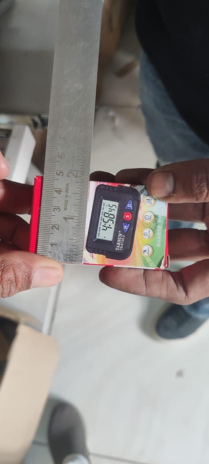 Digital Black Stopwatch with Flexible Stand Digital Watch