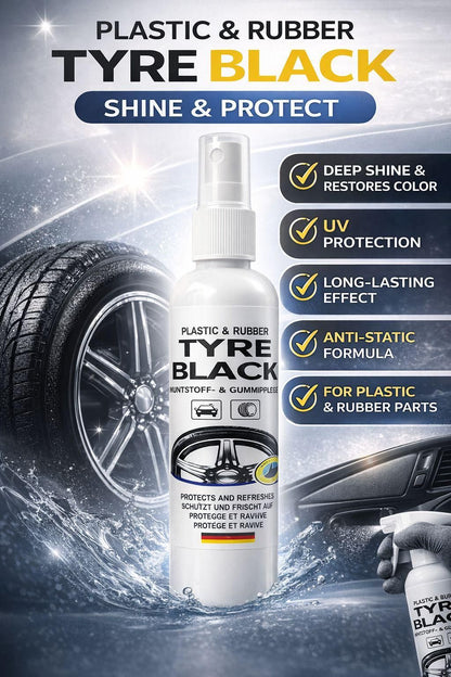 Plastic Rubber Tyre Shine Protector Spray 100 ml (Pack of 1)