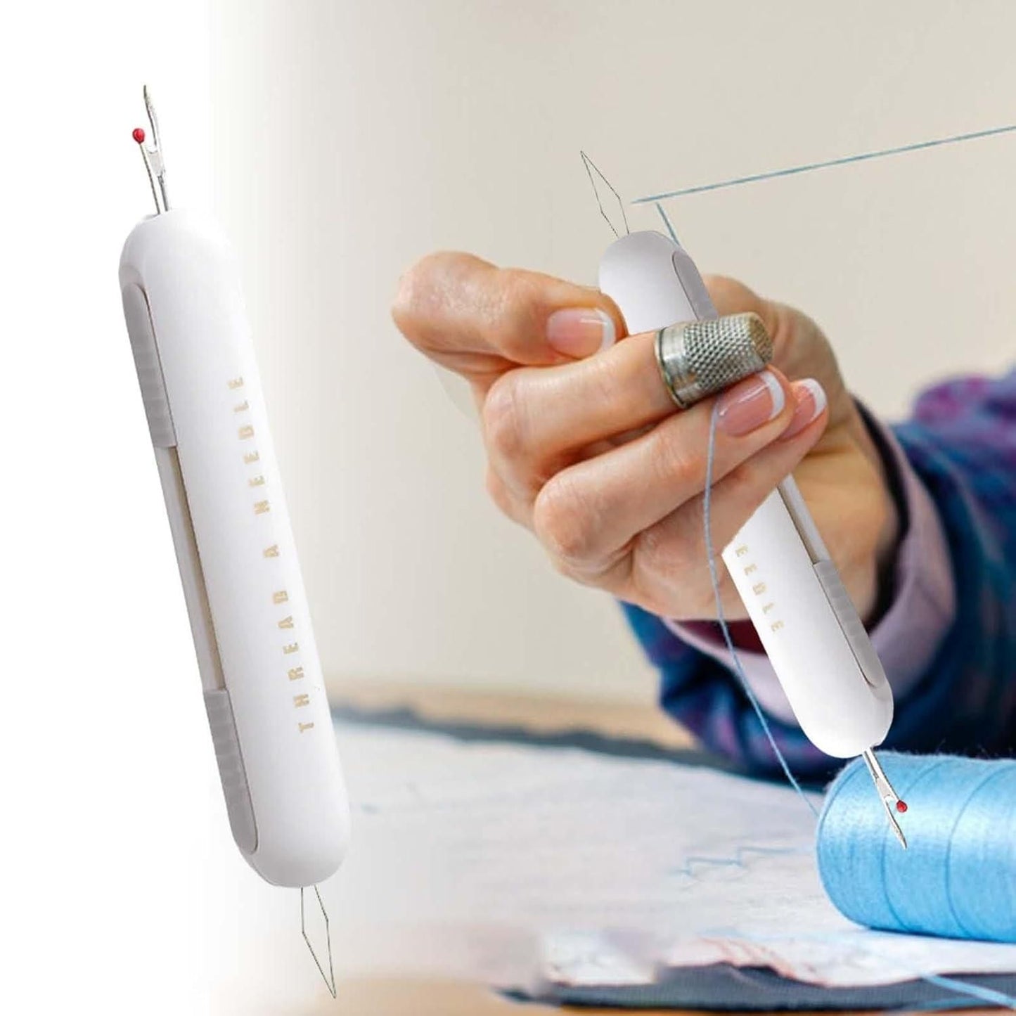 2 in 1 Needle-Threader Tool