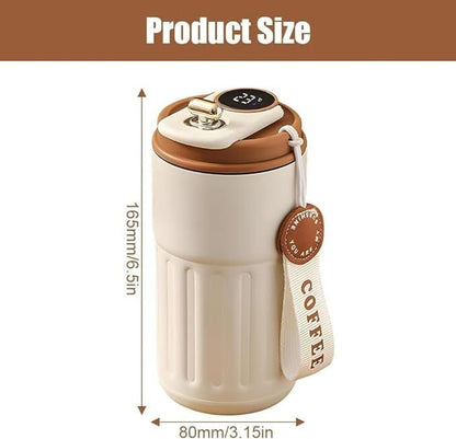"Smart Digital Temperature Display Coffee Mug - 460ml